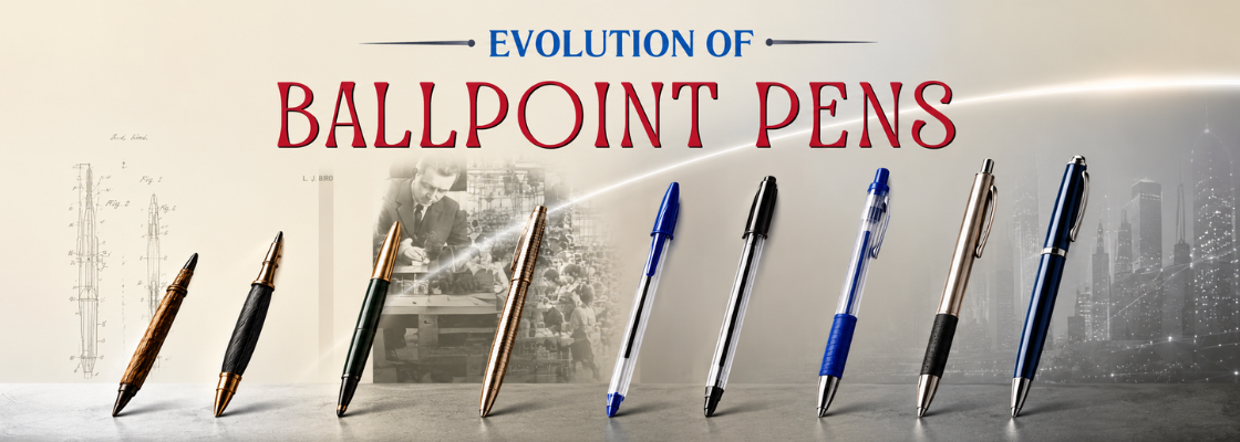 The Evolution of Ballpoint Pens: From Classic Designs to Modern Innovations